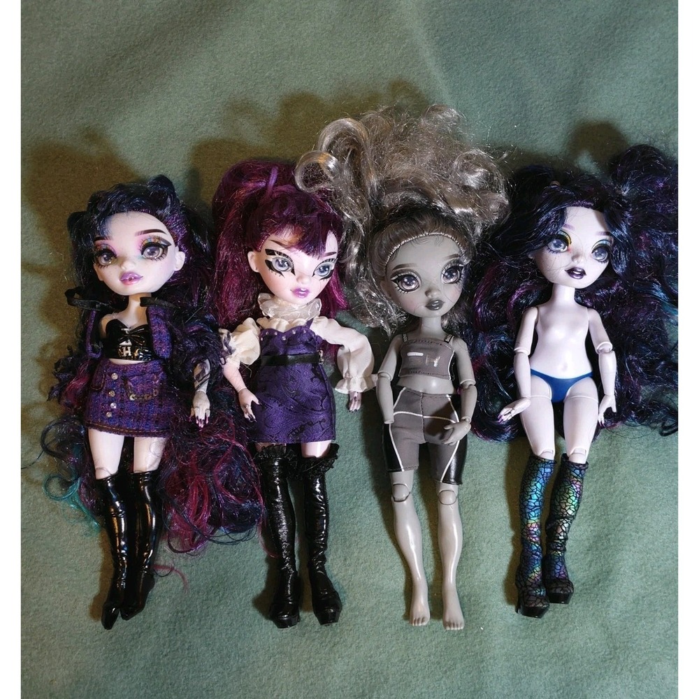 Shadow High Lot Of 4 Dolls Incomplete Missing Clothing And Parts